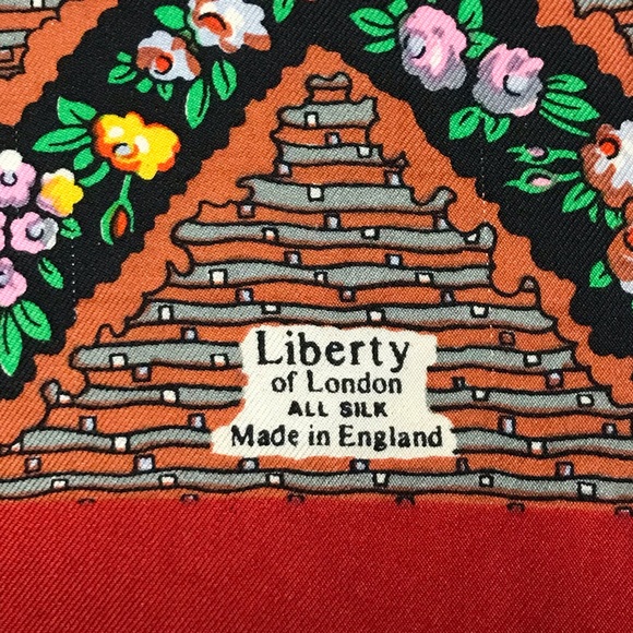 Liberty of London silk scarf - Picture 3 of 7